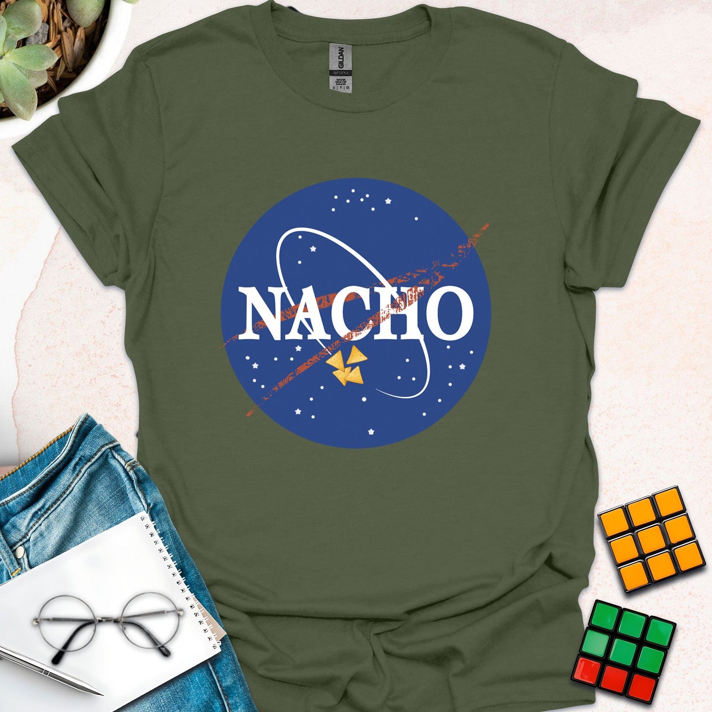 Nacho Space Program – Funny NASA-Inspired T-Shirt