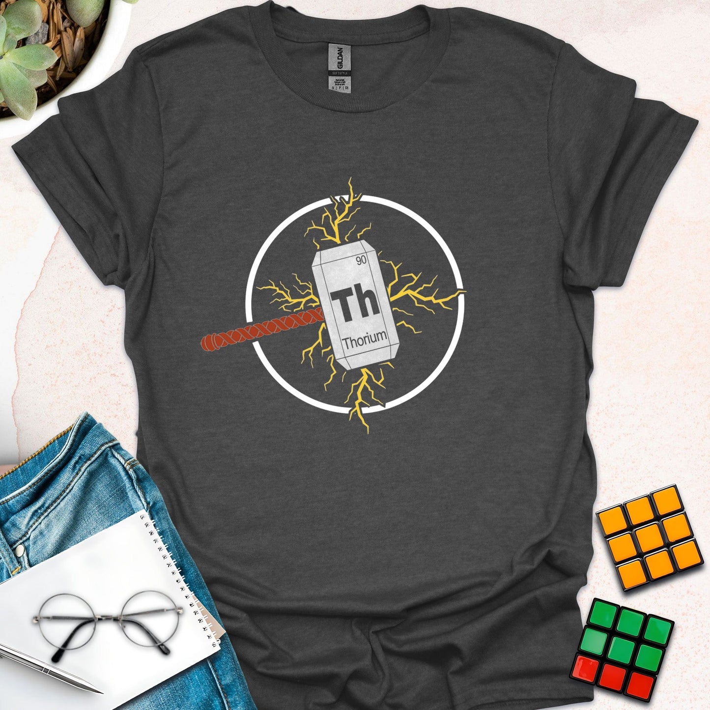 Thorium Hammer – Chemistry Superhero T-Shirt