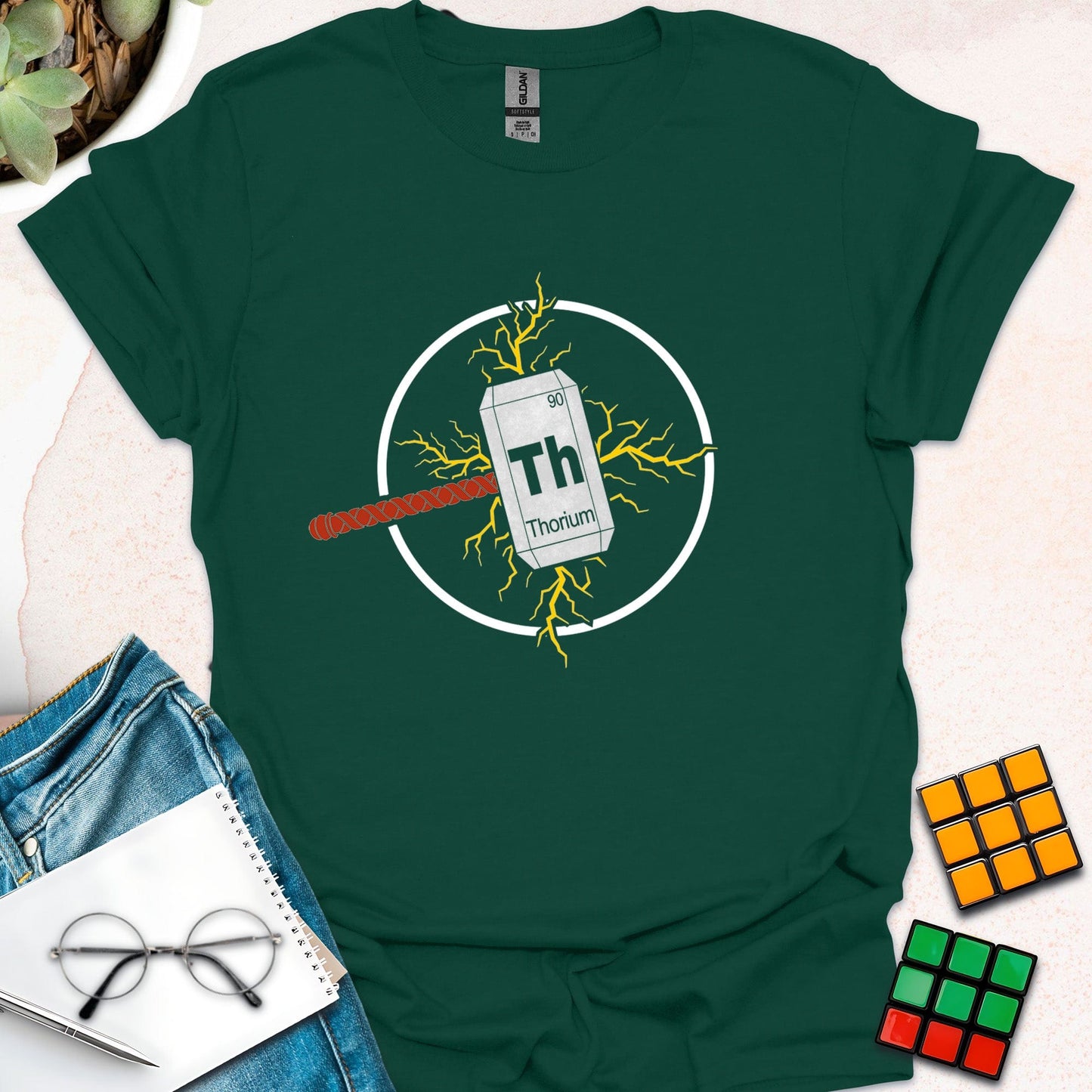 Thorium Hammer – Chemistry Superhero T-Shirt