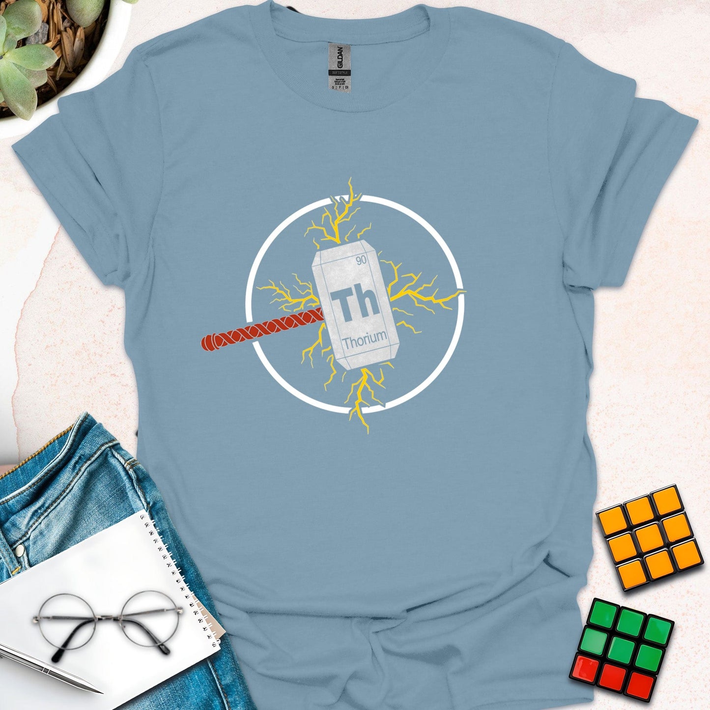 Thorium Hammer – Chemistry Superhero T-Shirt