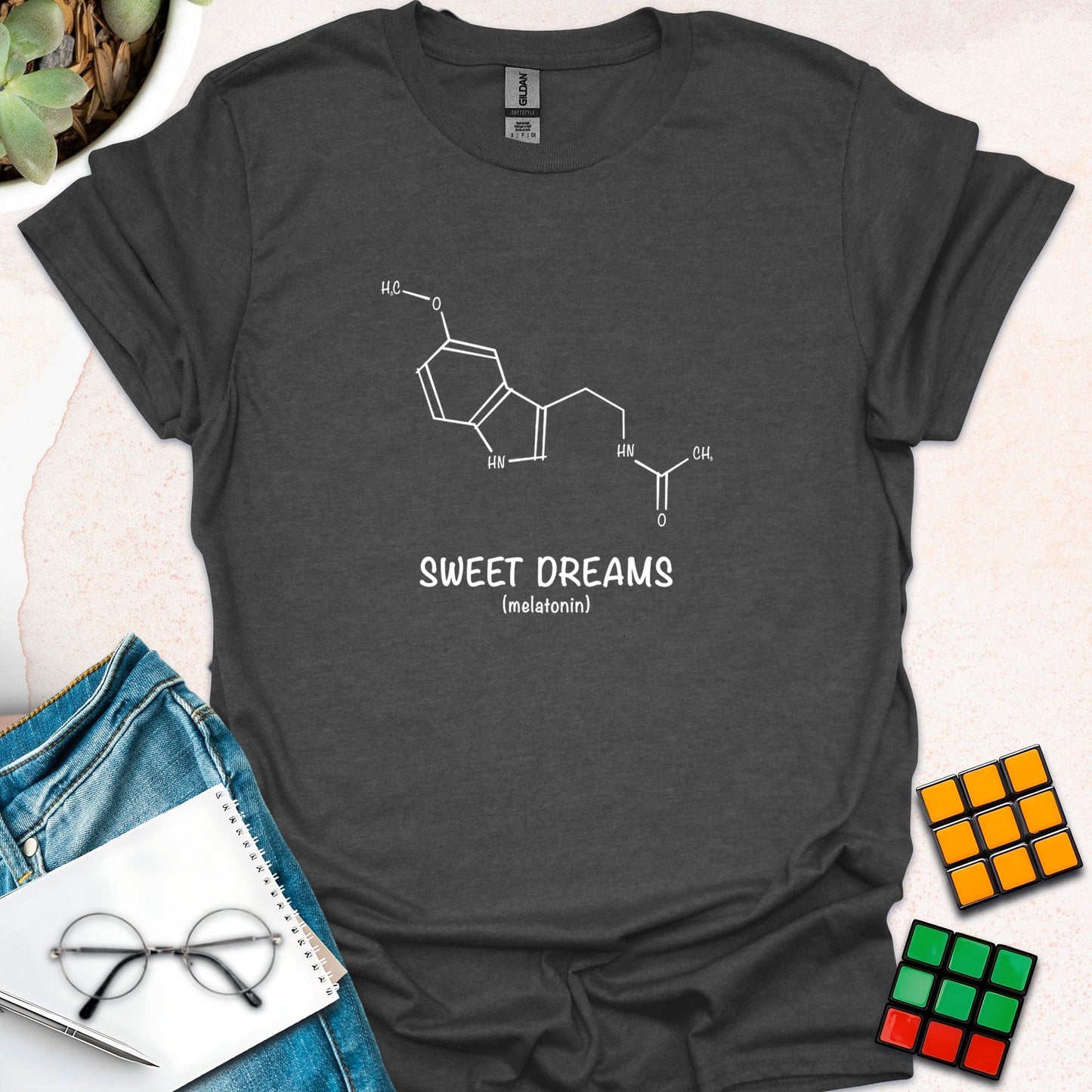 Sweet Dreams – Melatonin Molecule T-Shirt