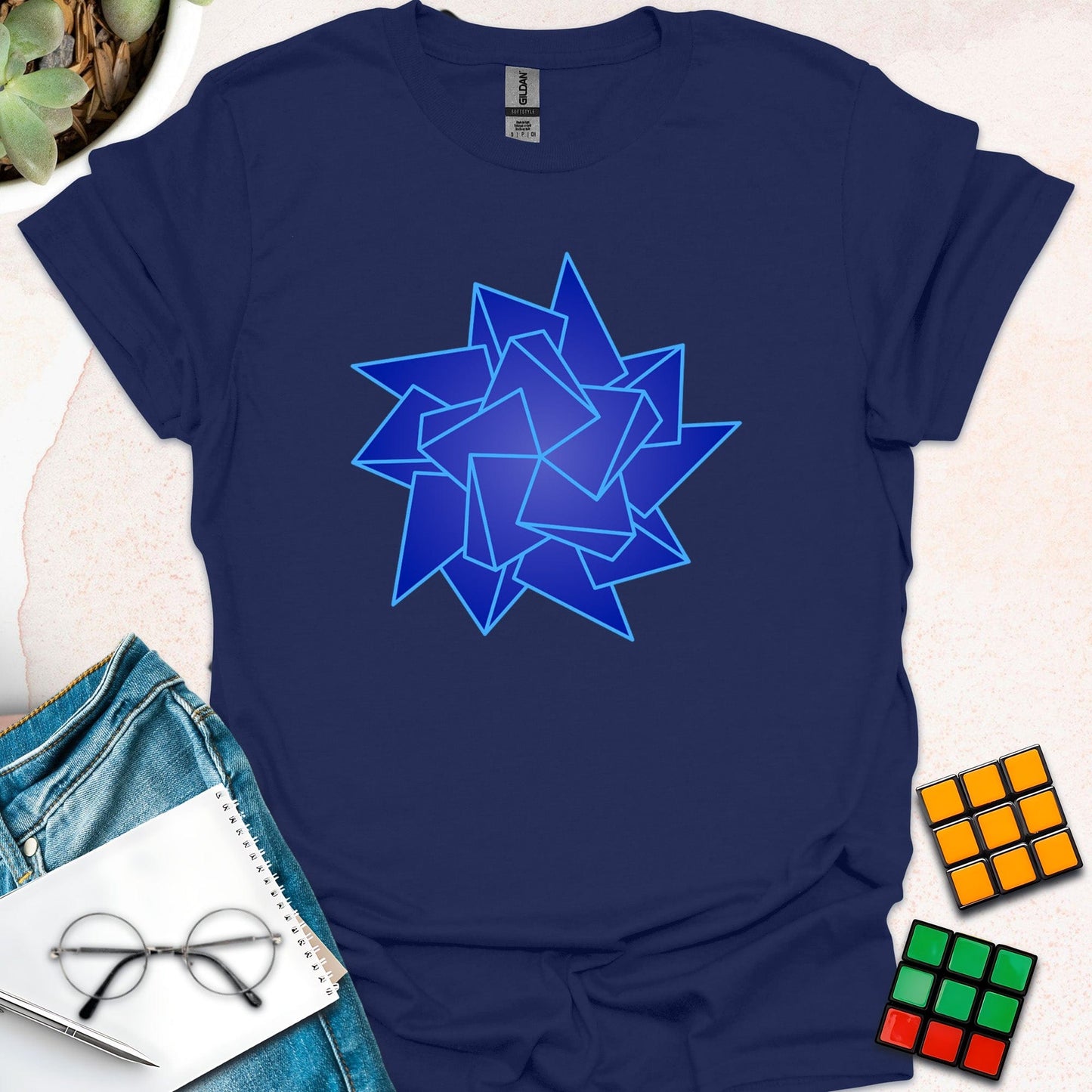 Geometric Starburst T-shirt