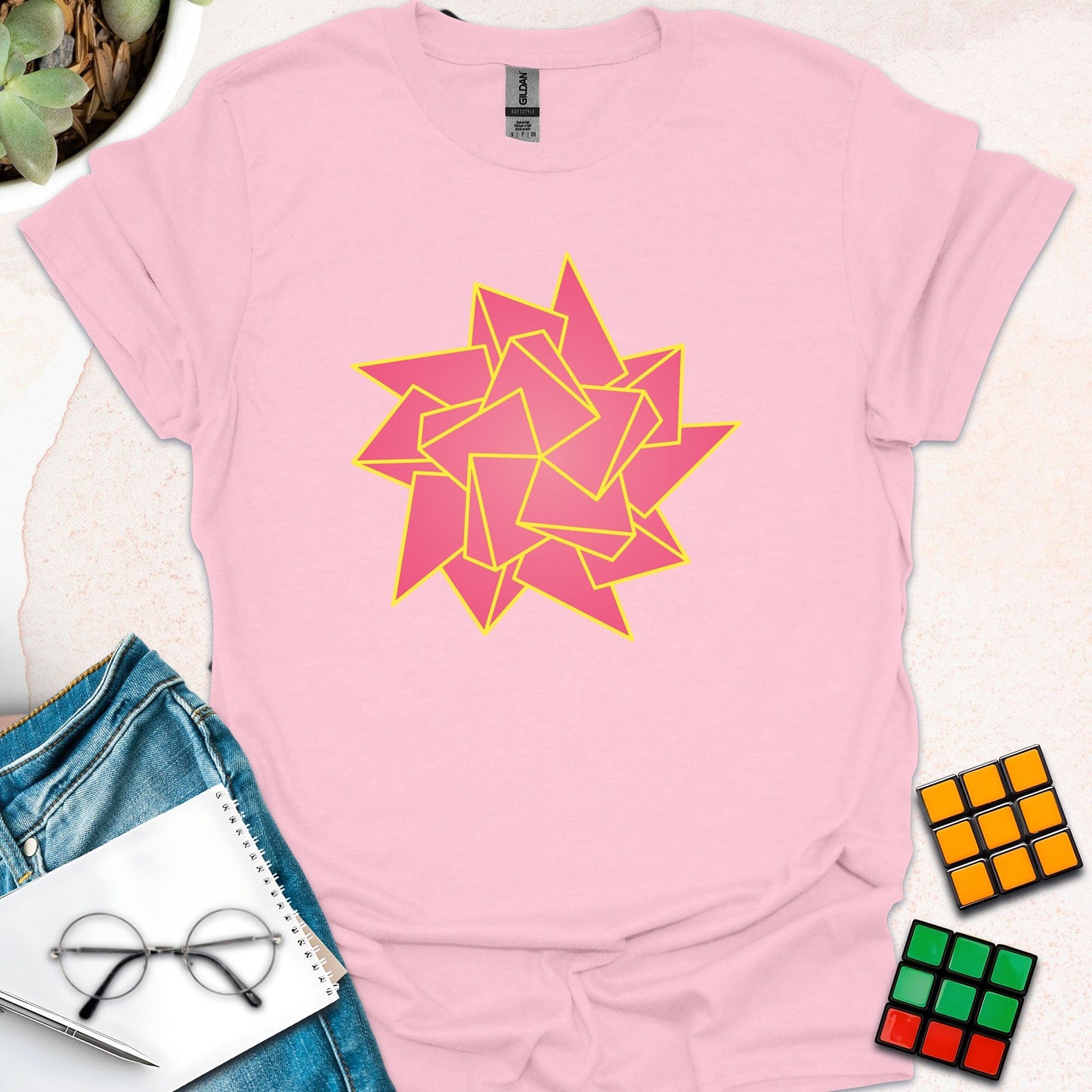 Geometric Starburst T-shirt