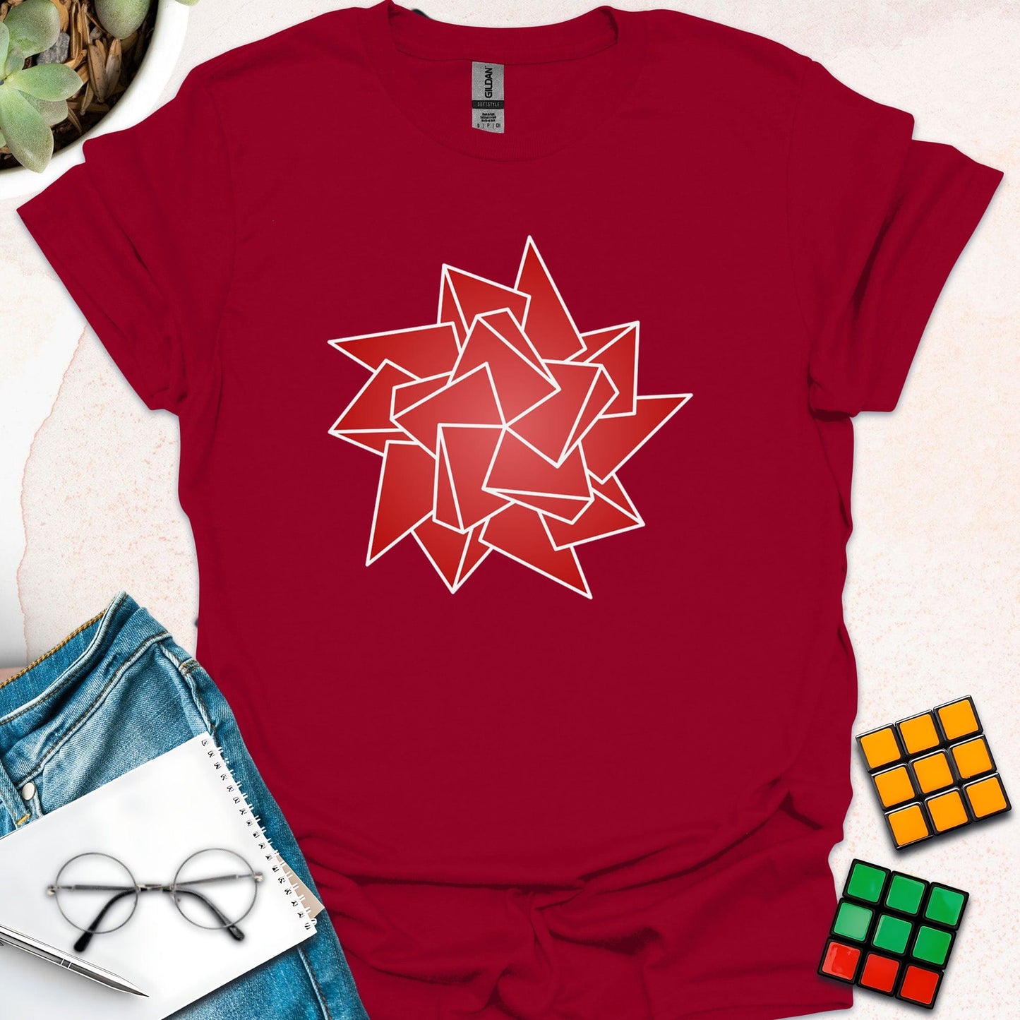 Geometric Starburst T-shirt