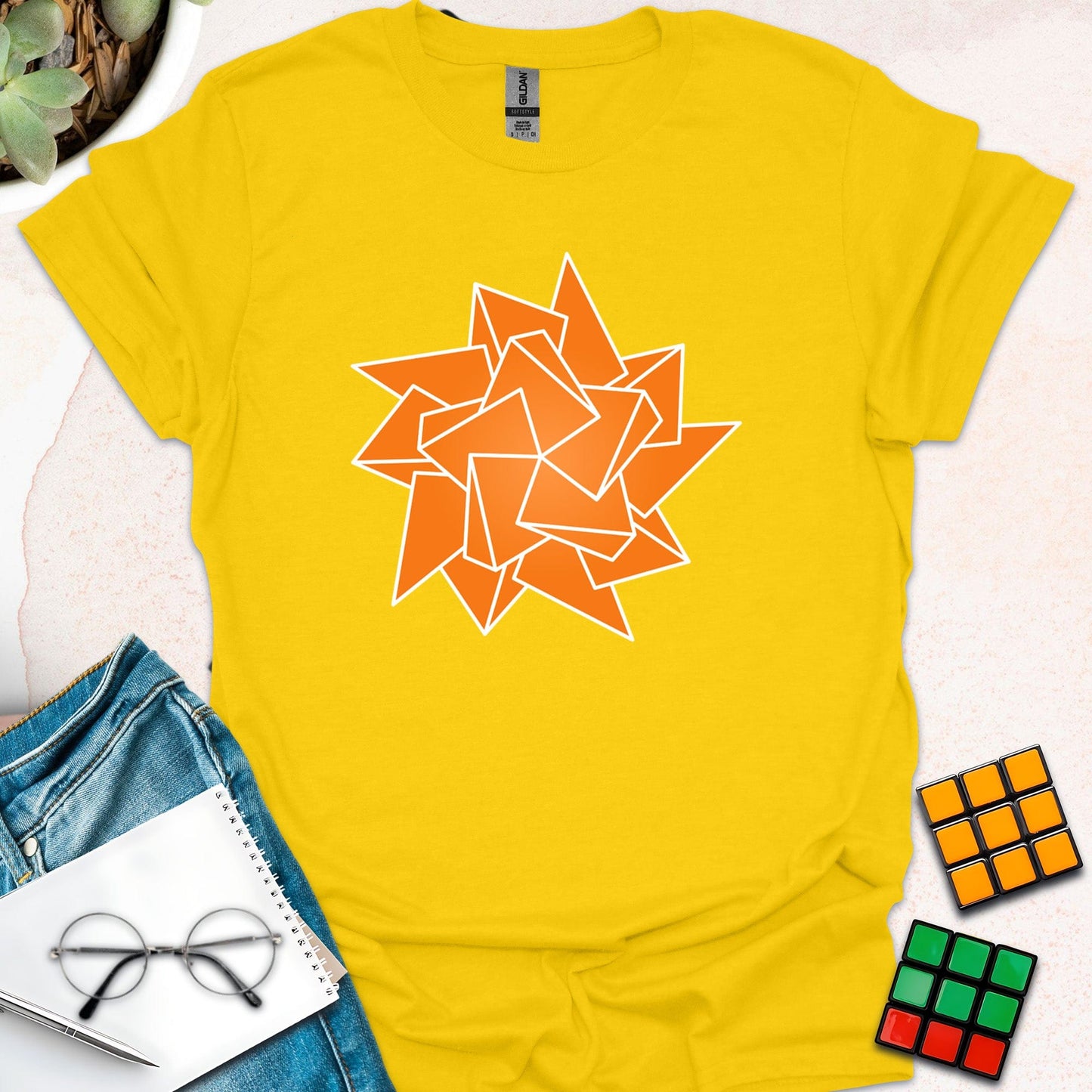 Geometric Starburst T-shirt