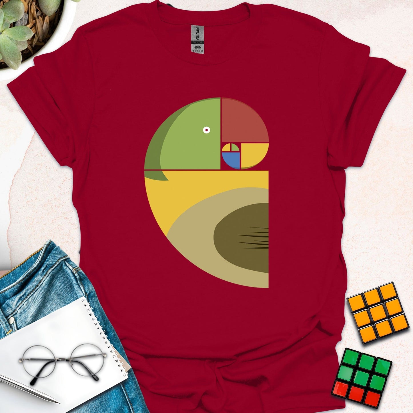 Fibonacci Parrot T-shirt