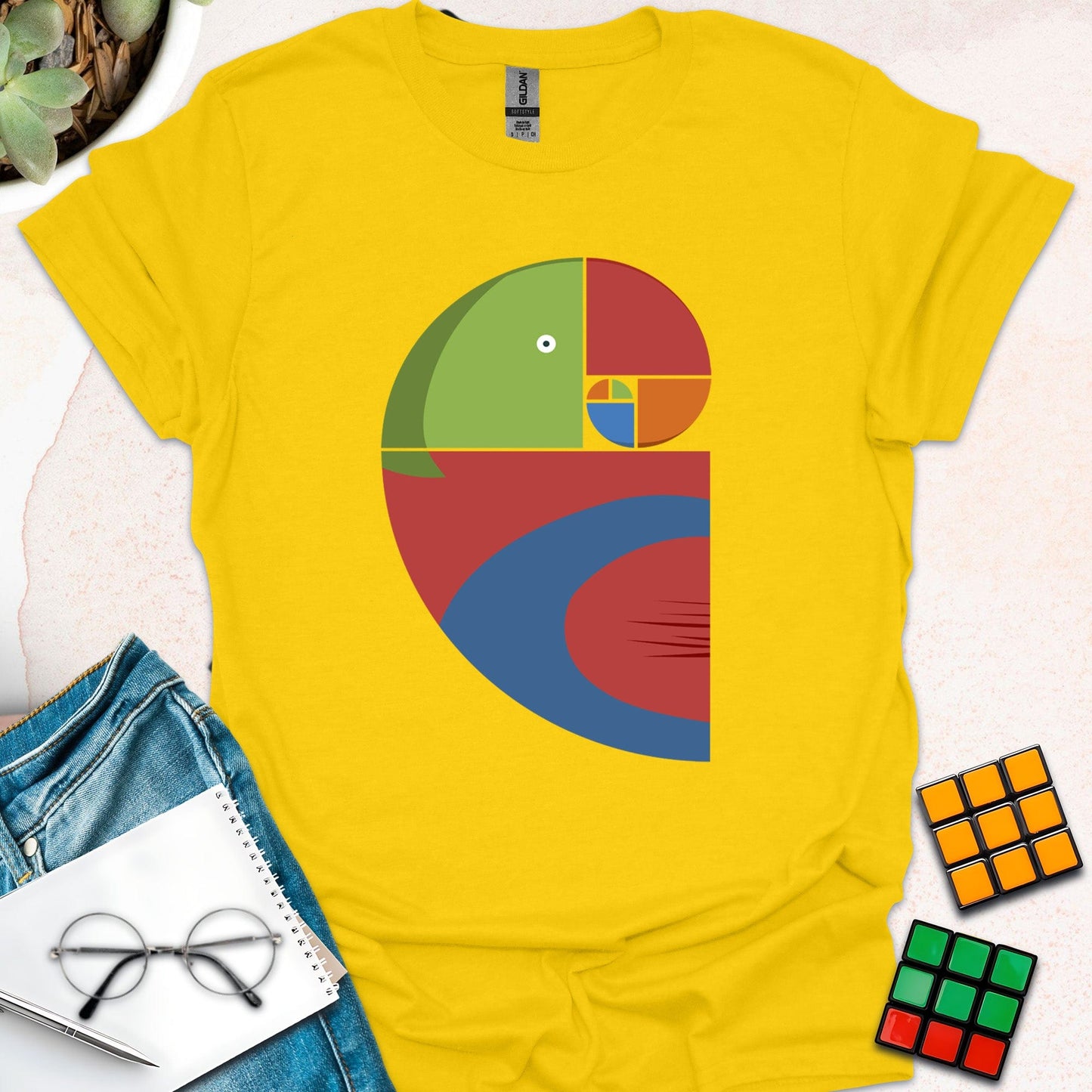 Fibonacci Parrot T-shirt