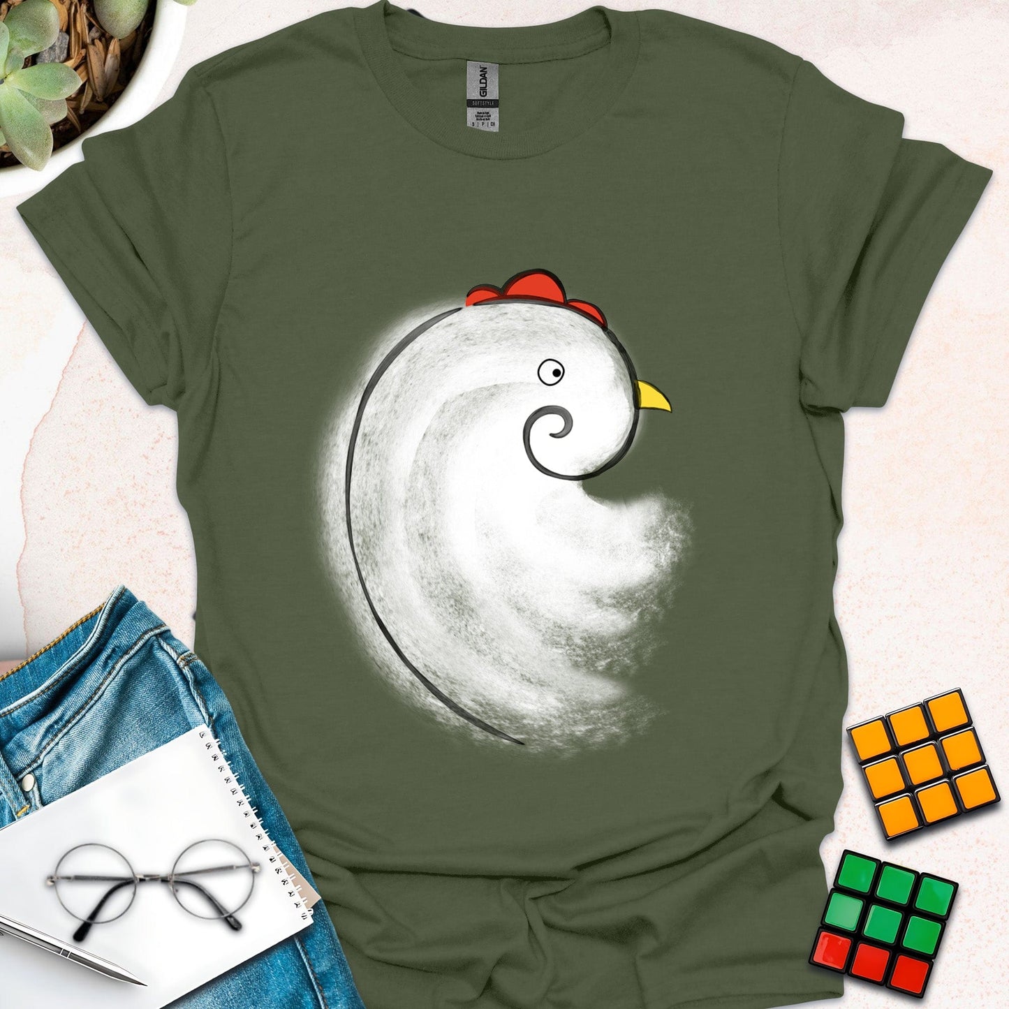 Fibonacci Chicken T-shirt