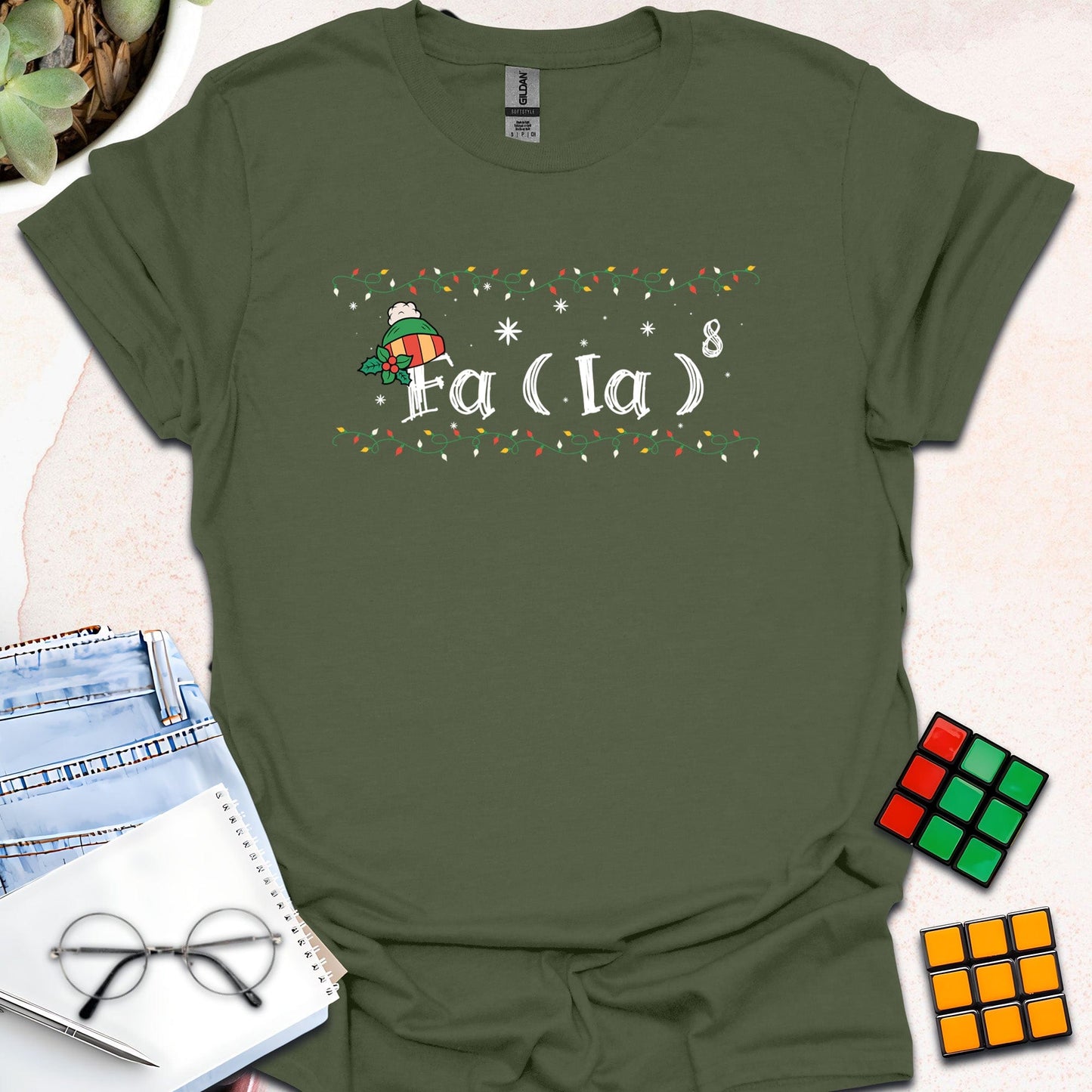 Fa (La)⁸ Christmas Math – Geek Out for the Holidays! T-Shirt